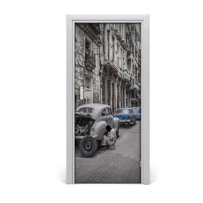 Foto tapetai ant durų Havana