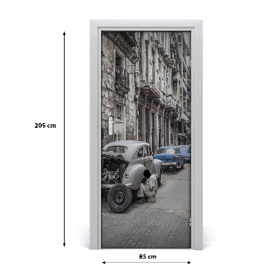 Foto tapetai ant durų Havana