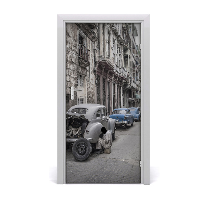 Foto tapetai ant durų Havana