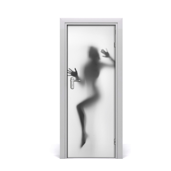 Durų lipdukas Seksuali moteris