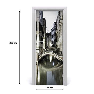Lipdukas ant durų Venecija Italija