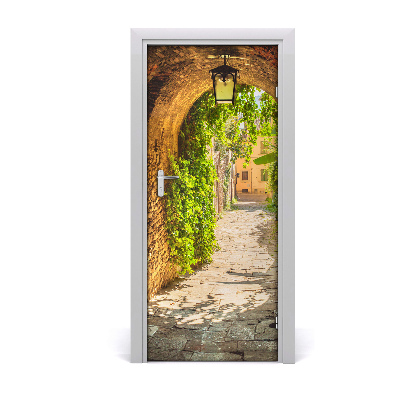 Lipni durų tapetai Italijos gatvės