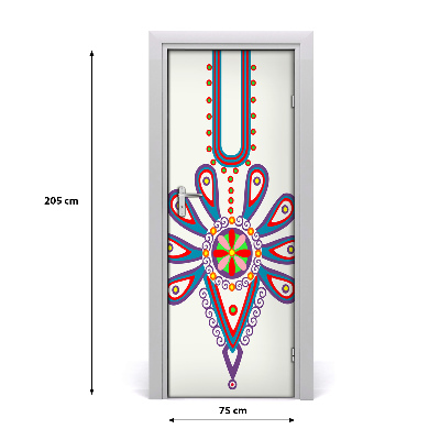 Lipdukas ant durų Lenkų liaudies raštas