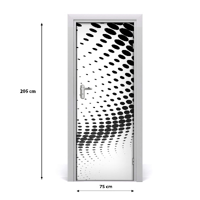 Lipni durų tapetai Geometrinis fonas