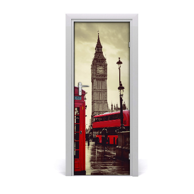 Foto tapetai ant durų Didysis Benas Londonas