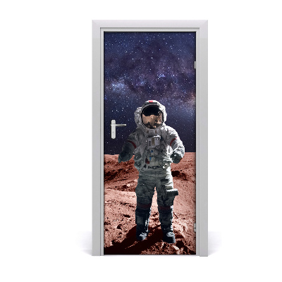 Foto tapetai ant durų Astronautas