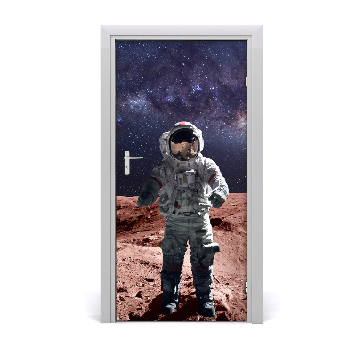 Foto tapetai ant durų Astronautas