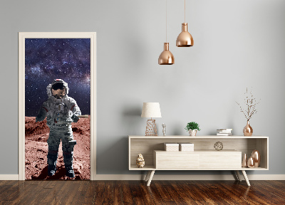 Foto tapetai ant durų Astronautas