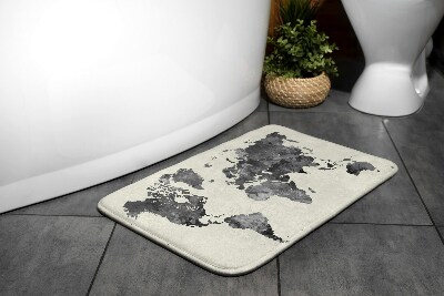 Vonios kilimėlis Pasaulio žemėlapis