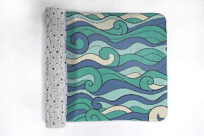 Vonios kilimėlis Jūros bangos