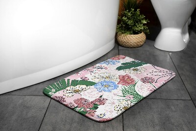 Vonios kilimėlis Spalvingos gėlės