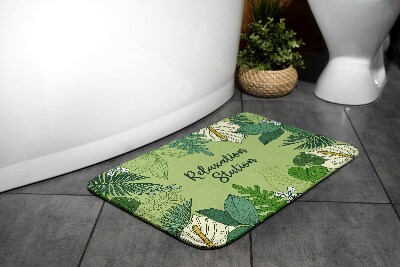 Vonios kilimėlis Žali lapai