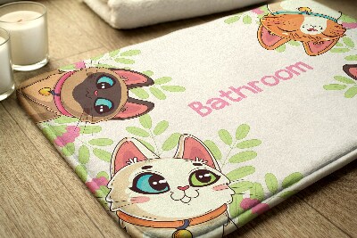 Vonios kilimėlis katės Katės