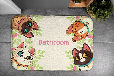Vonios kilimėlis katės Katės