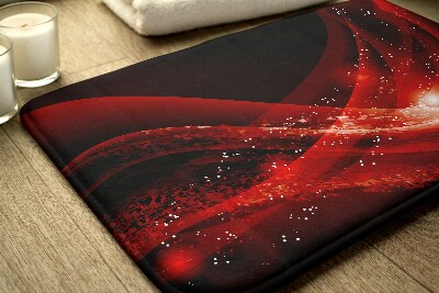 Vonios kilimėlis Raudona abstrakcija