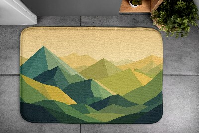 Vonios kilimėlis Geometriniai kalnai