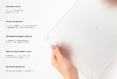 Stiklinė virtuvės lenta Dvigubas rinkinys pusiau permatoma