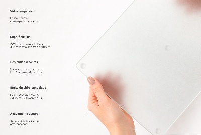 Stiklinė pjaustymo lentelė Apvali pusiau permatoma