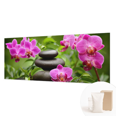 Fototapetas svetainei su orchidejos motyvu