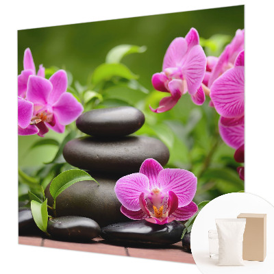 Fototapetas svetainei su orchidejos motyvu