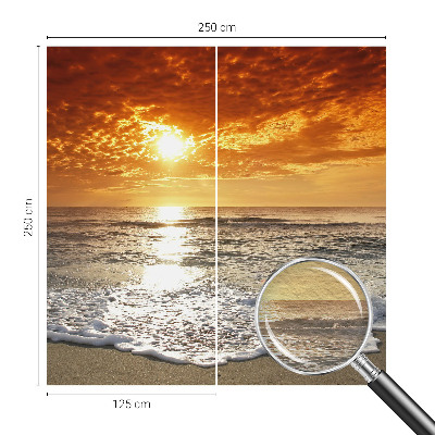 Stilingas fototapetas su jūros bangų motyvu