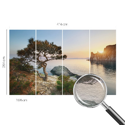 Flizelininis fototapetas su Fredeligo natūraliu raštu