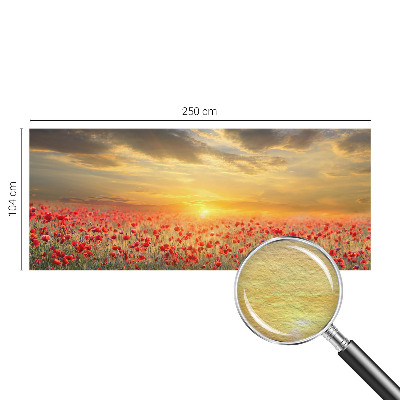 Fototapetas flizelino pagrindu Valmuefeltas