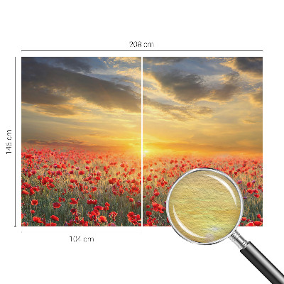 Fototapetas flizelino pagrindu Valmuefeltas