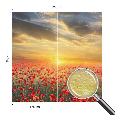 Fototapetas flizelino pagrindu Valmuefeltas