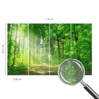 Plaunamas flizelininis fototapetas Skovsti dizaino motyvas