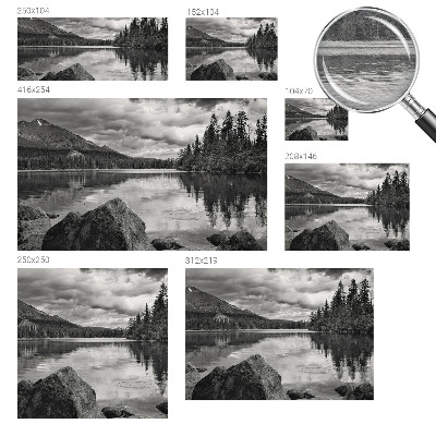 Aukštos kokybės fototapetas su Bjergo panorama