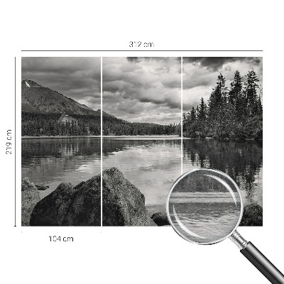 Aukštos kokybės fototapetas su Bjergo panorama