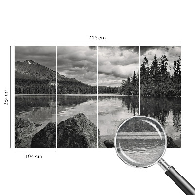 Aukštos kokybės fototapetas su Bjergo panorama