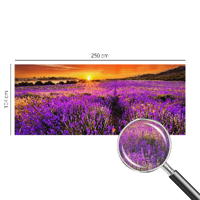 Aukštos kokybės fototapetas Levandų Solnedgangas