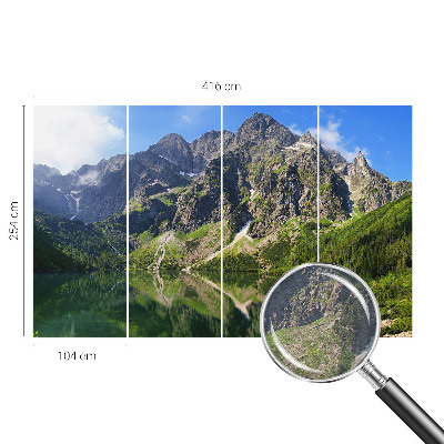 Sienų danga fototapetas Maleriske kalnai