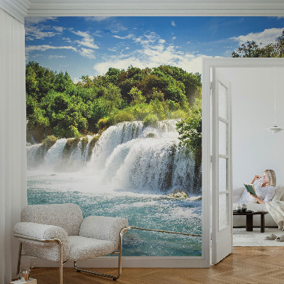 Fototapetas ant sienos su fantastišku vandens telkiniu