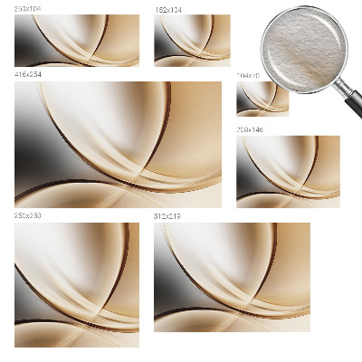 Fototapetas miegamajam Afrundede linjer