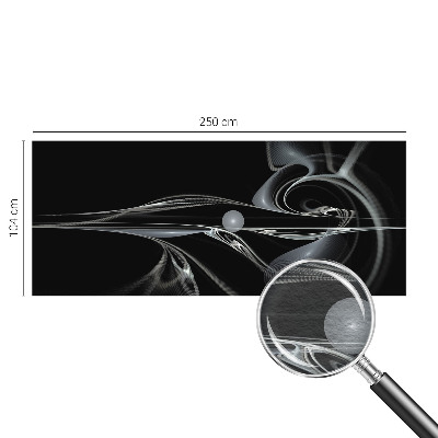 Sienų danga fototapetas Væskelinjer