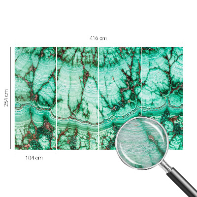 Tapetas Grønne mønstre