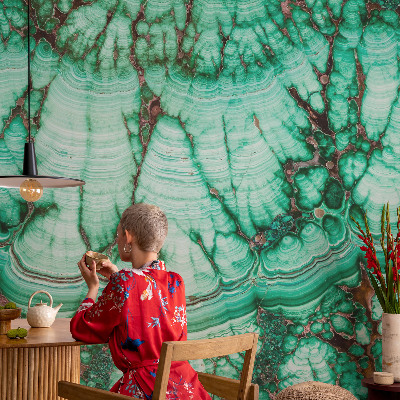 Tapetas Grønne mønstre