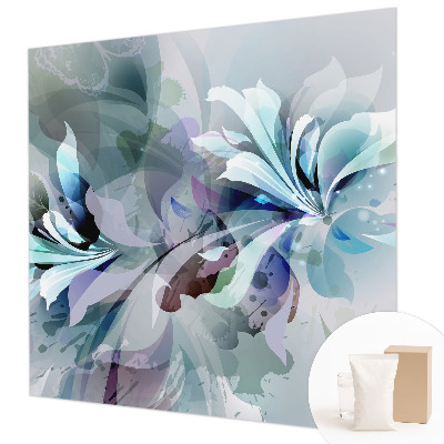 Sienų danga fototapetas Žiedų abstrakcija