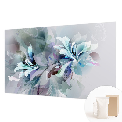 Sienų danga fototapetas Žiedų abstrakcija