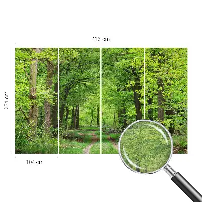Fototapetas ant sienos su Skovsti motyvu