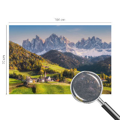 Fototapetas pagal matmenis su fjordo tipo kalnų peizažu