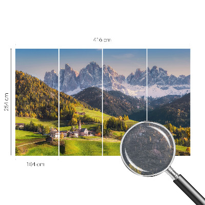 Fototapetas pagal matmenis su fjordo tipo kalnų peizažu