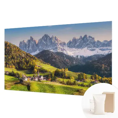 Fototapetas pagal matmenis su fjordo tipo kalnų peizažu
