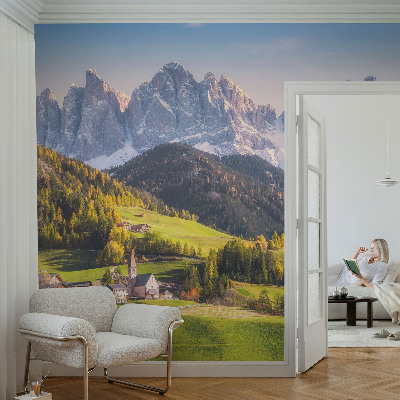 Fototapetas pagal matmenis su fjordo tipo kalnų peizažu