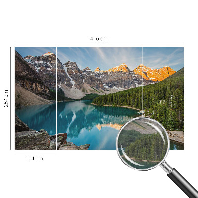 Fototapetas miegamajam Bjergrefleksija