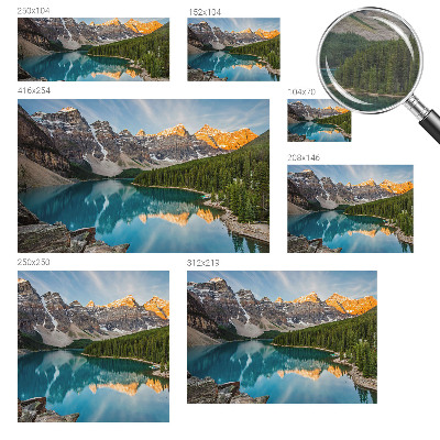 Fototapetas miegamajam Bjergrefleksija