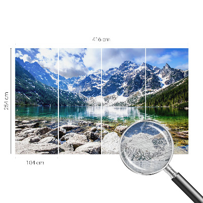 Dekoratyvinis fototapetas su fjordo peizažu „Bjerglandskabas“
